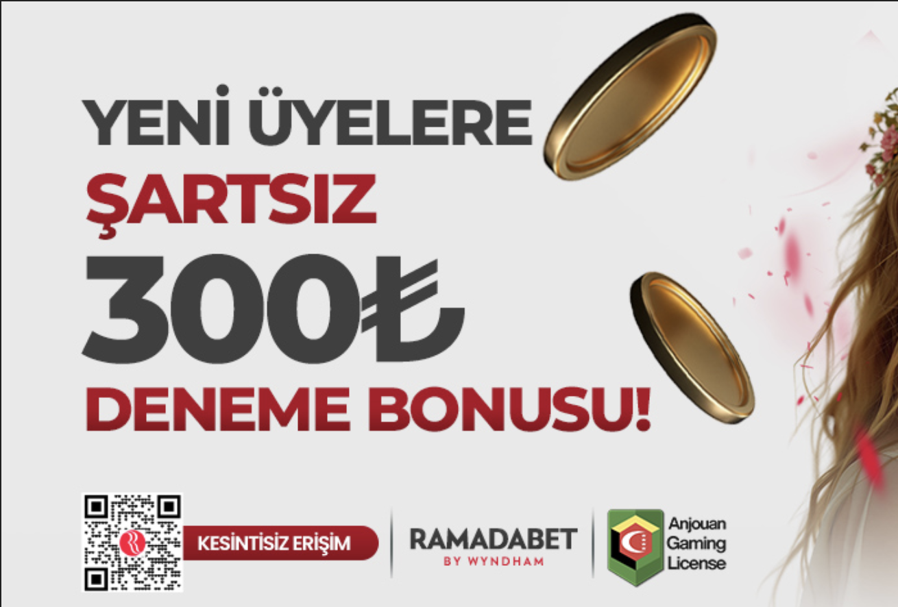 Yeni Üyelere 300TL Deneme Bonusu